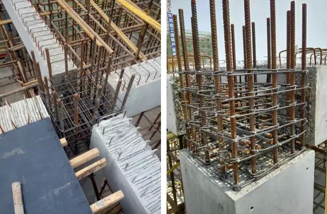 中柱、、边柱梁柱节点焦点区箍筋